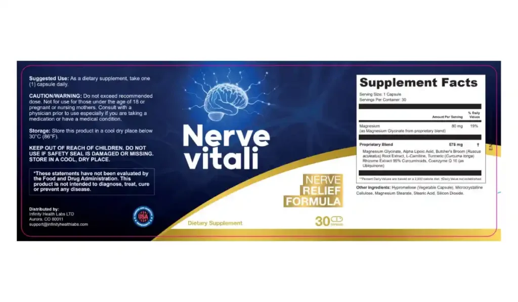 NerveVitali ingredients