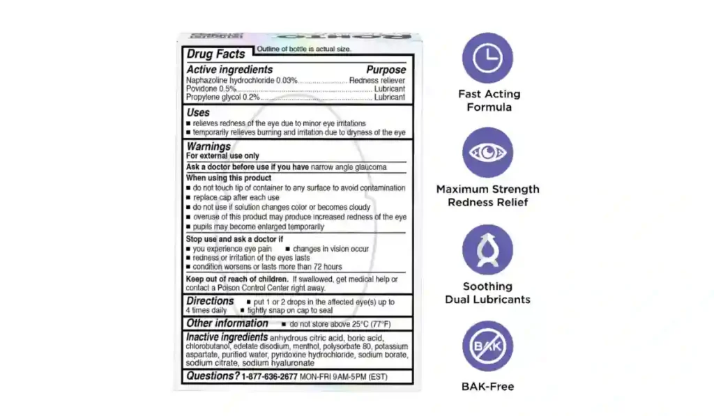 Rohto Optic Glow Supplement Facts