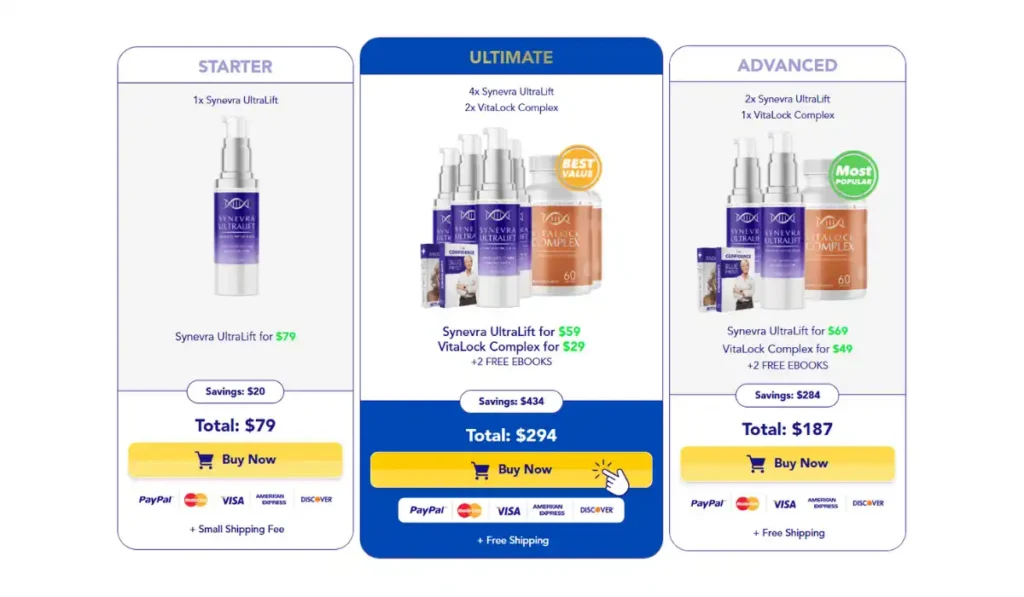 Synevra UltraLift Pricing