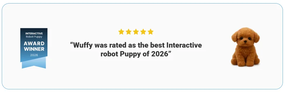 wuffy robot puppy award